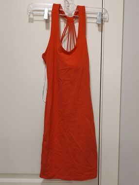 Guess Red Strappy-Back Mini Dress